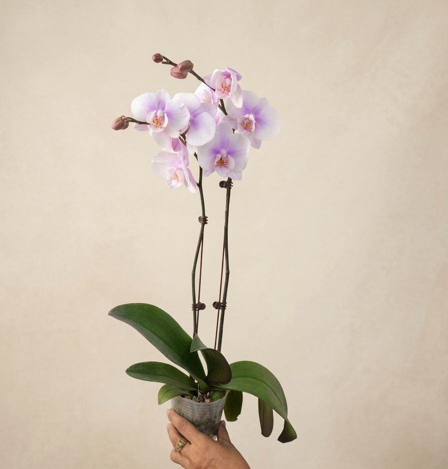 Phalaenopsis Purple Double Stem