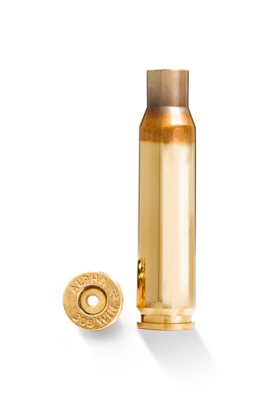 Alpha Munitions - .308 brass 100 ct OCD LRP