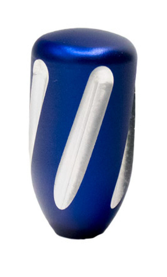 Anarchy Outdoors - 2-Tone Fluted Aluminum Bolt Knob 5/16x24 BLUE