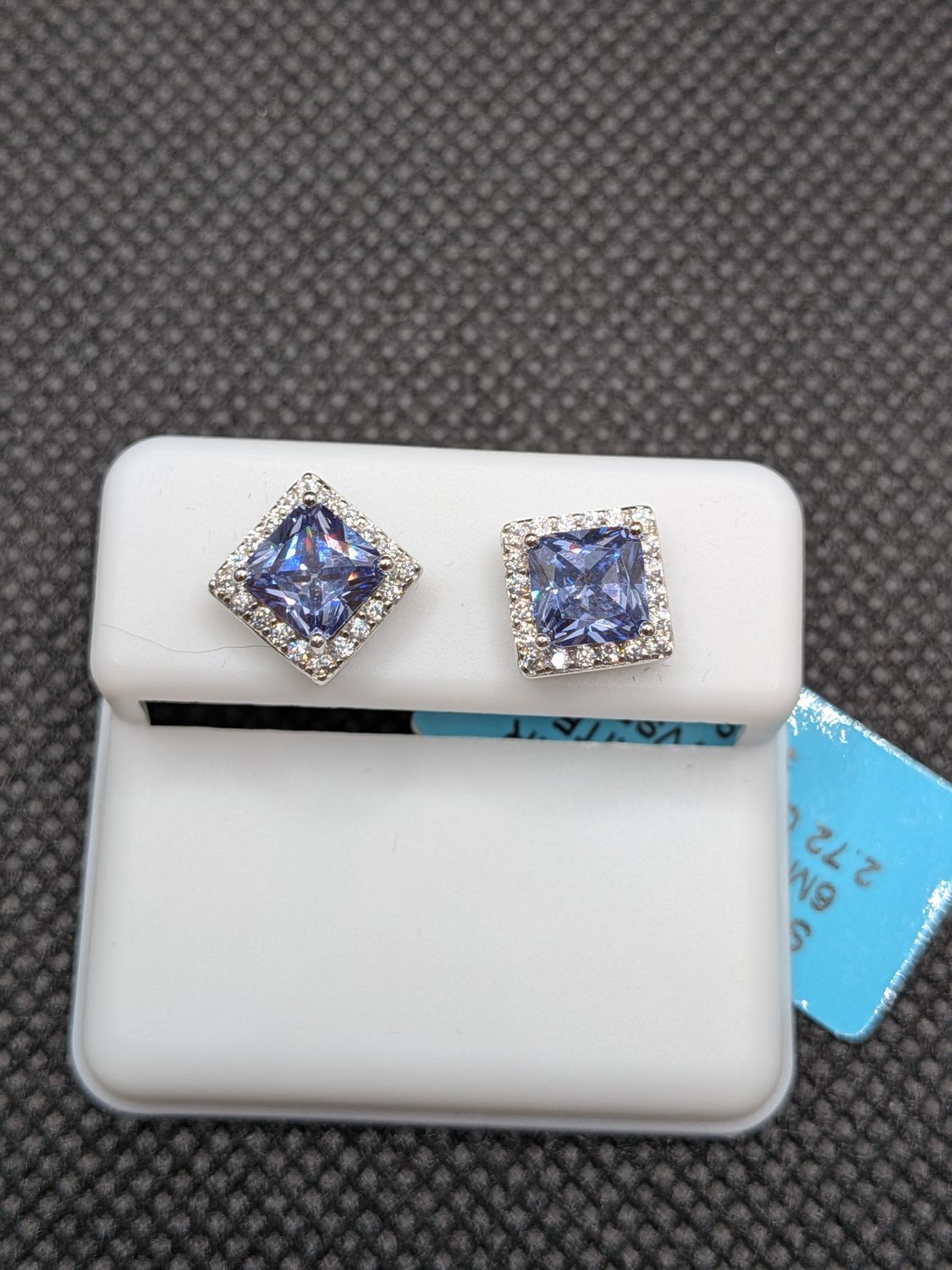 Sterling Silver Tanzanite Earrings