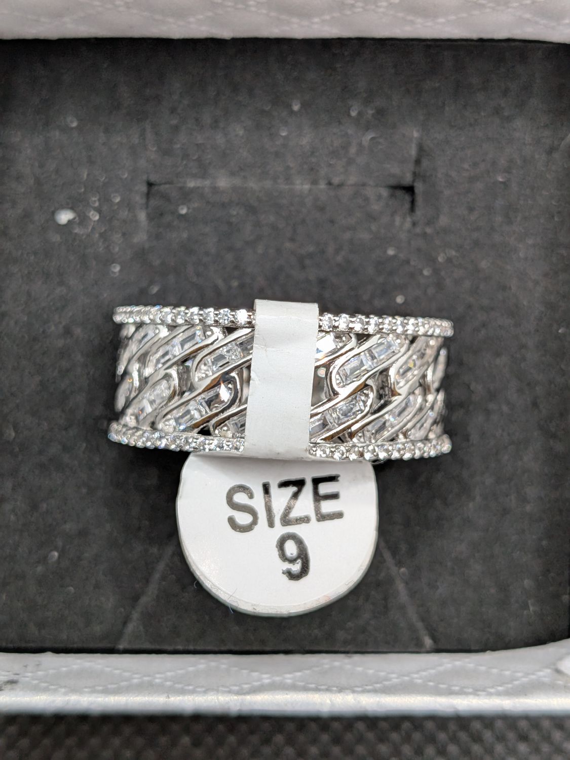 Unisex Cuban Ring Size 9