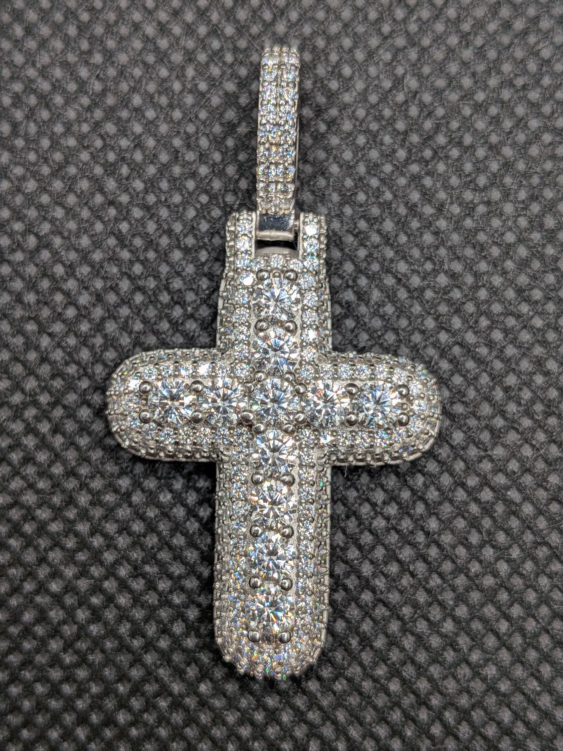 Moissanite Cross Pendant
