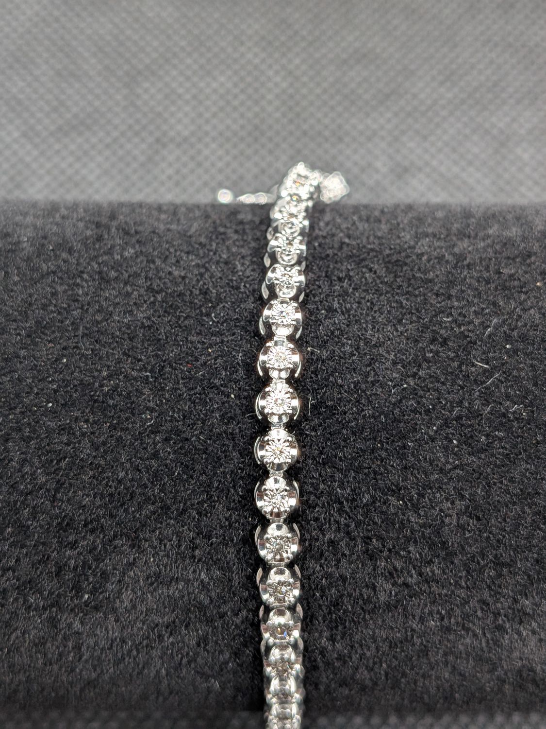 Starburst Moissanite Tennis Bracelet