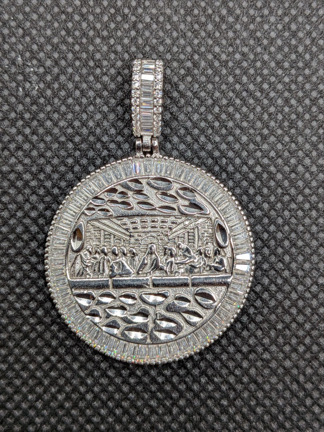 Moissanite Last Supper Pendant