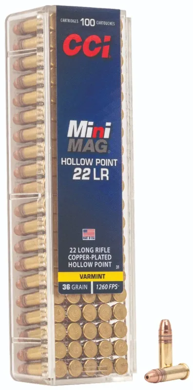 CCI Mini-Mag 22 LR HP 36 Grain