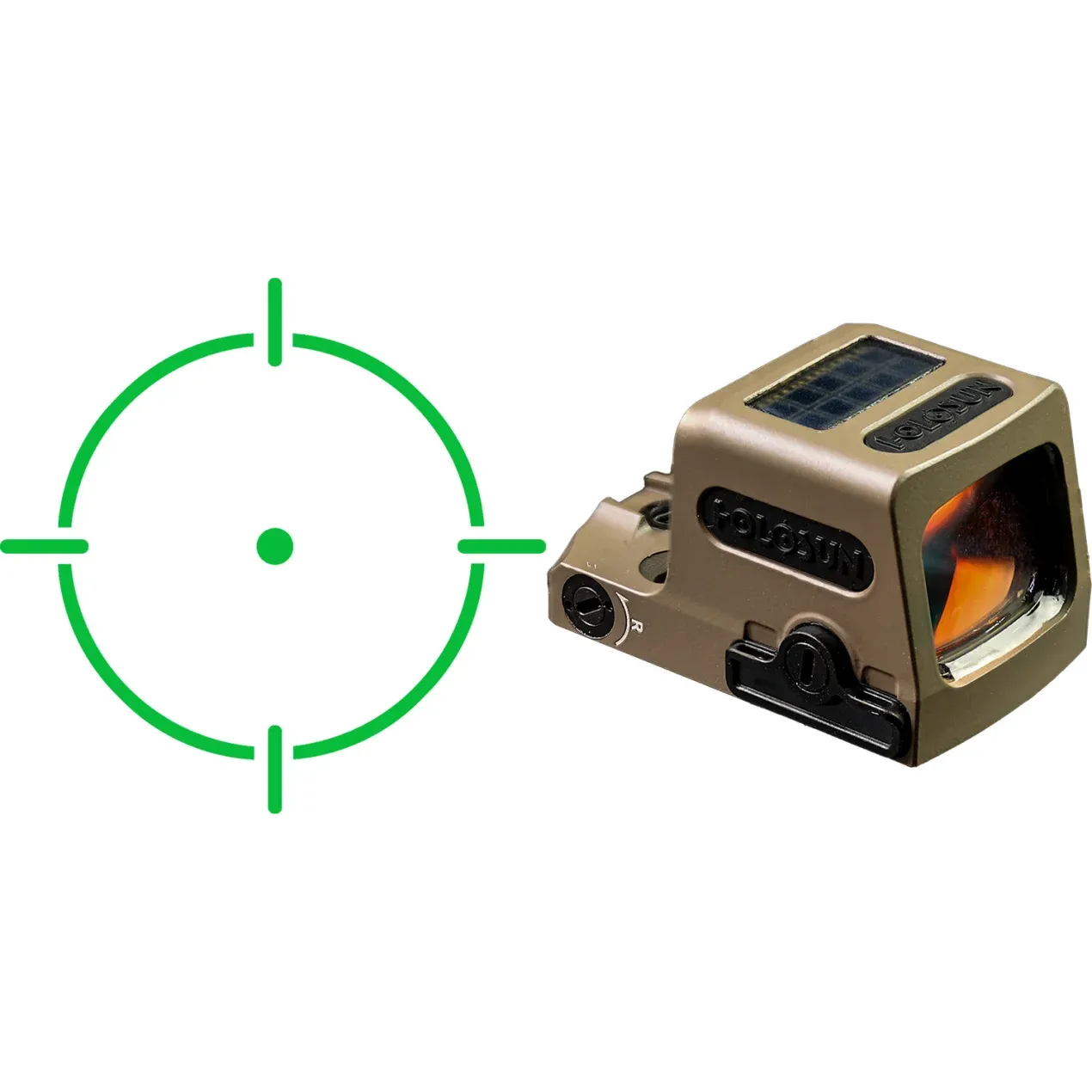 HOLOSUN EPS-CARRY DAVIDSON'S EXCLUSIVE MULTI-RETICLE GREEN DOT REFLEX SIGHT