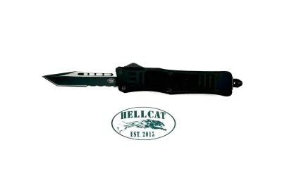 Hellcat Gen 1 Medium Black Tanto Serrated