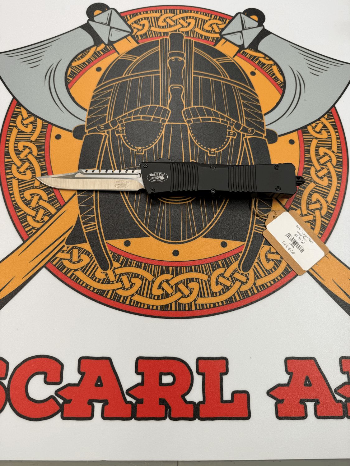 Hellcat Gen 2 Large Black Drop Point