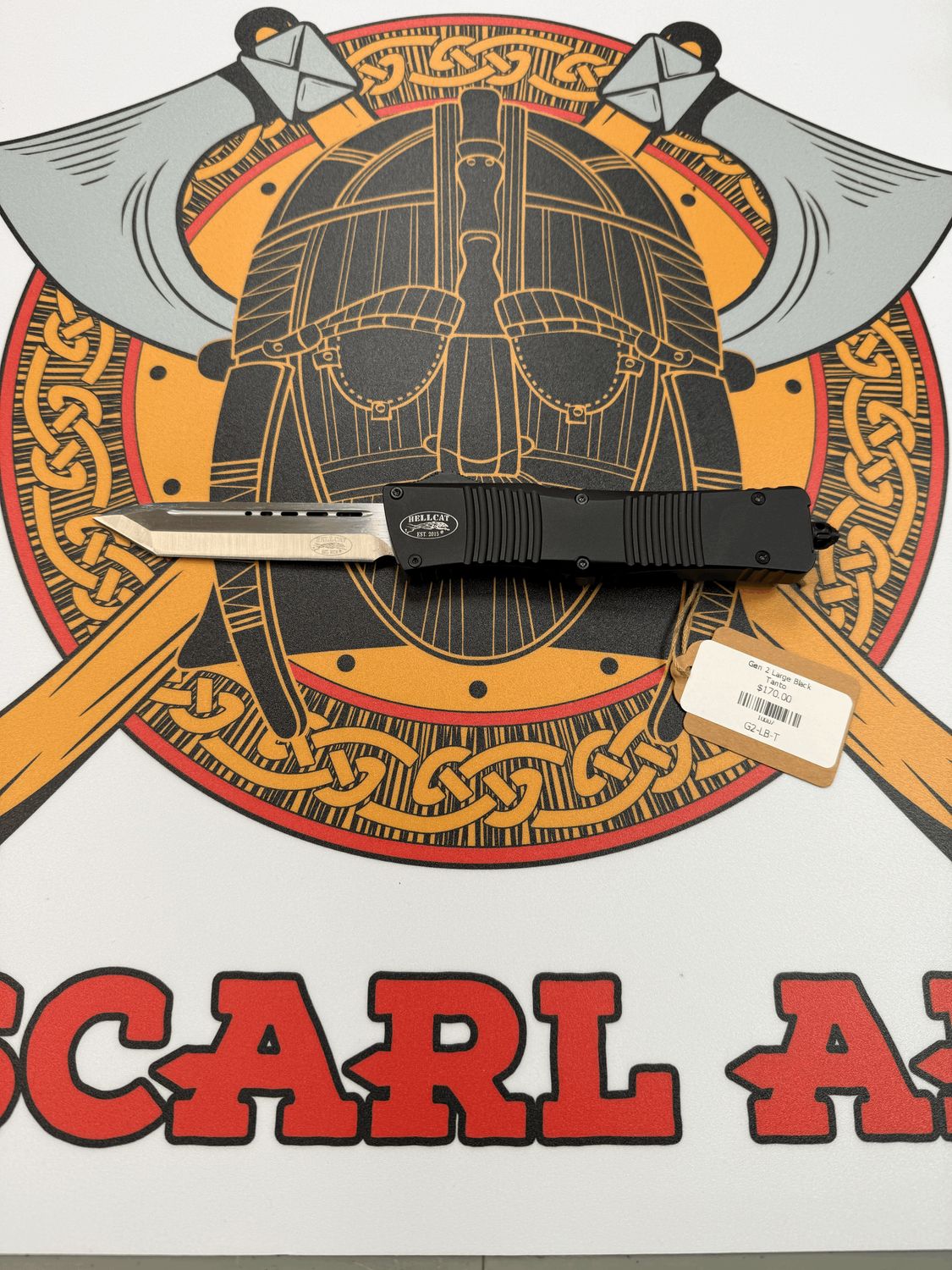 Hellcat Gen 2 Large Black Tanto