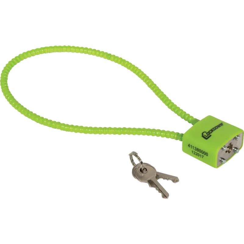 LOC CABLE LOCK 15IN CA DOJ APV