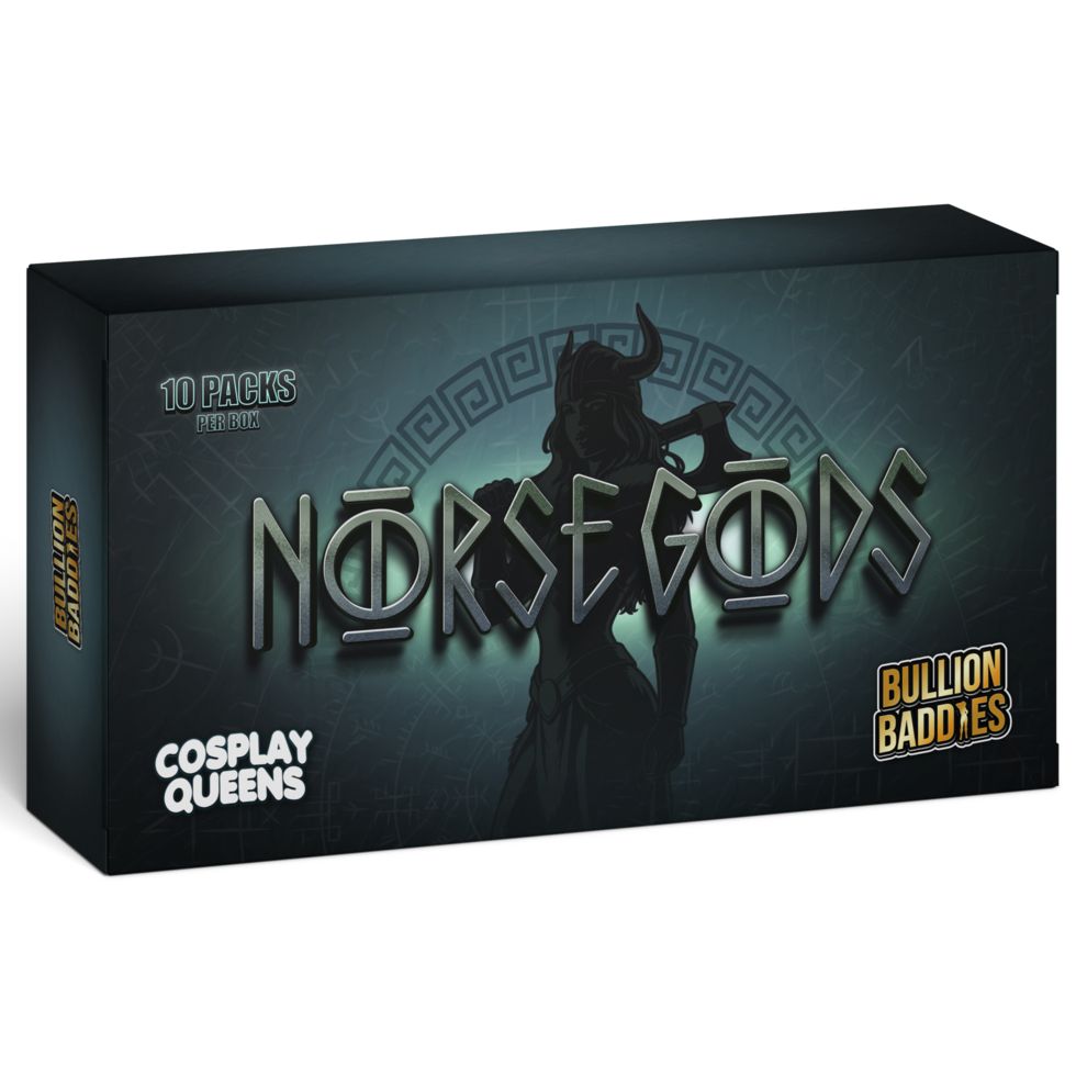 Bullion Baddies Norse Gods Freya &amp; Hel Colorized 1 oz Silver Bar Mystery Pack