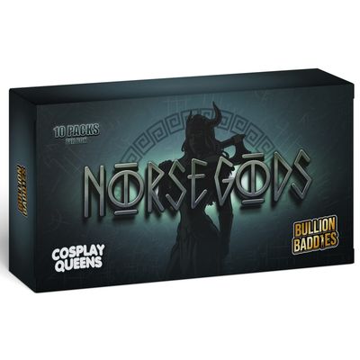 Bullion Baddies Norse Gods Freya &amp; Hel Colorized 1 oz Silver Bar Mystery Pack