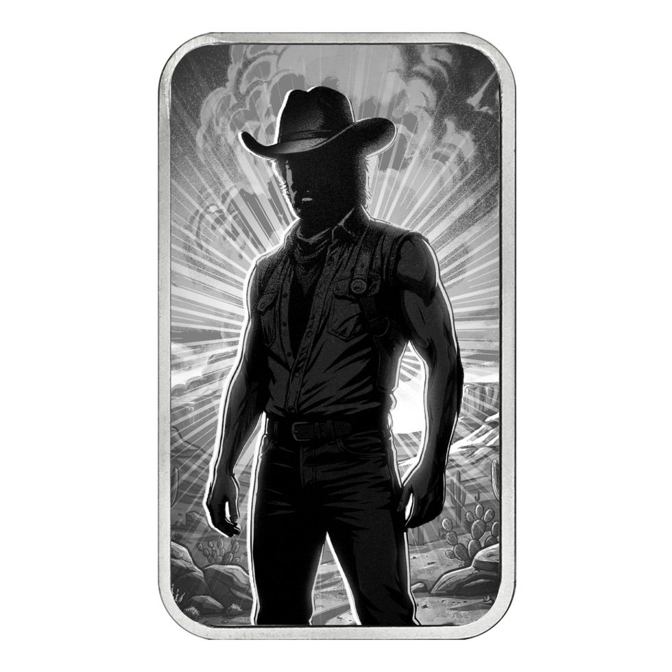 Chuck Norris - Final Eternal Justice Colorized 1 oz Silver Bar