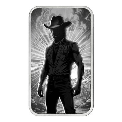 Chuck Norris - Final Eternal Justice Colorized 1 oz Silver Bar