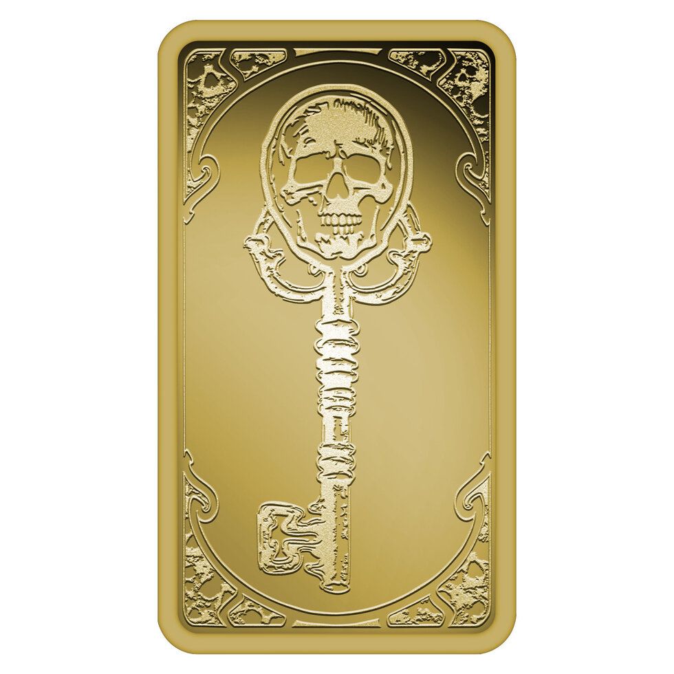 2026 Liberia Skeleton Key 1/200 oz Gold Coin