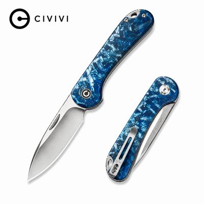 CIVIVI Elementum Slip Joint Knife Resin Handle (2.96" 14C28N Blade)(C18062AJ-4)