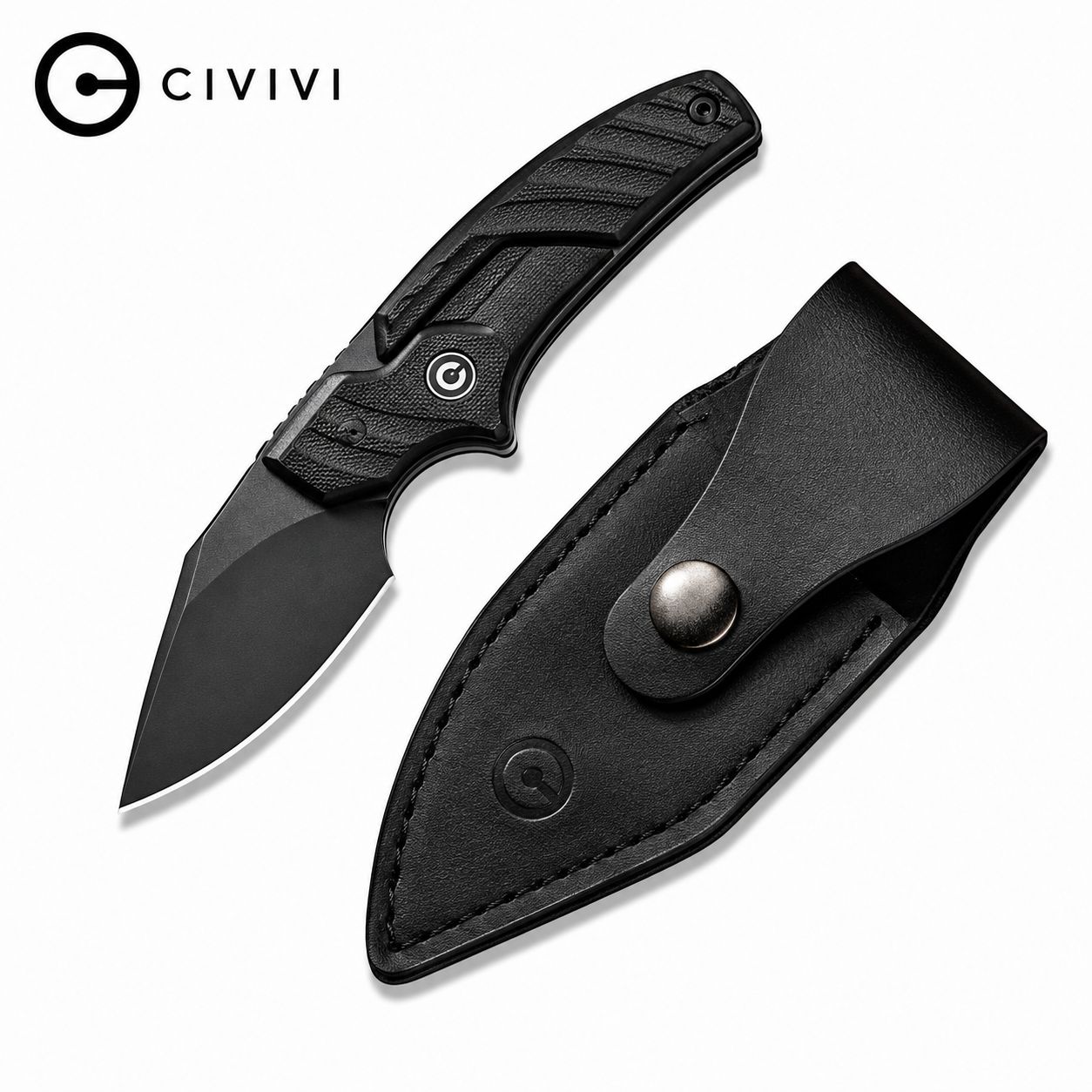 CIVIVI Typhoeus Adjustable Fixed Blade Knife G10 Handle (2.27" 14C28N Blade)(C21036-1)