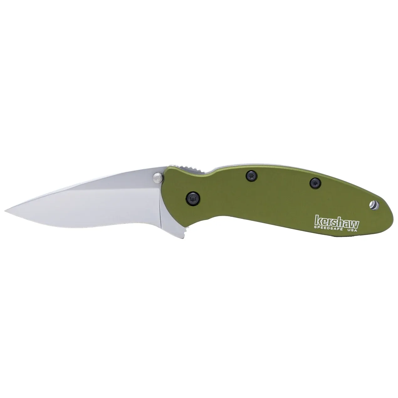 KERSHAW SCALLION OLIVE FOLDING KNIFE