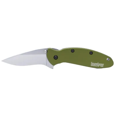 KERSHAW SCALLION OLIVE FOLDING KNIFE