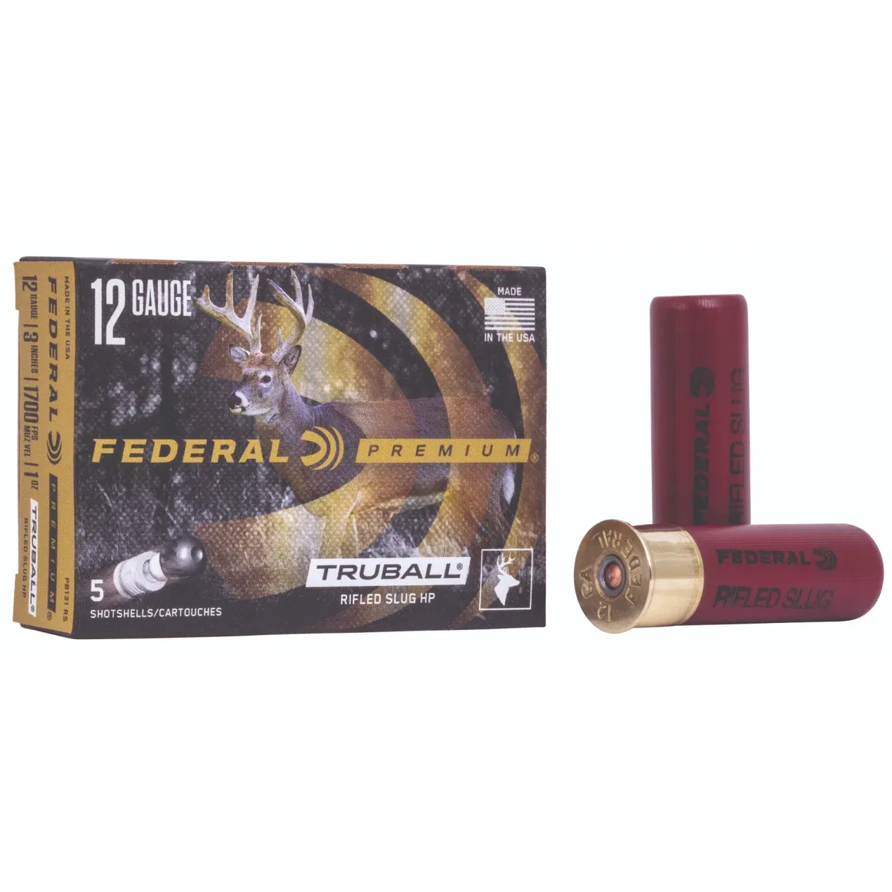 FEDERAL TRUBALL 12 GAUGE 3'' HP RIFLED SLUG