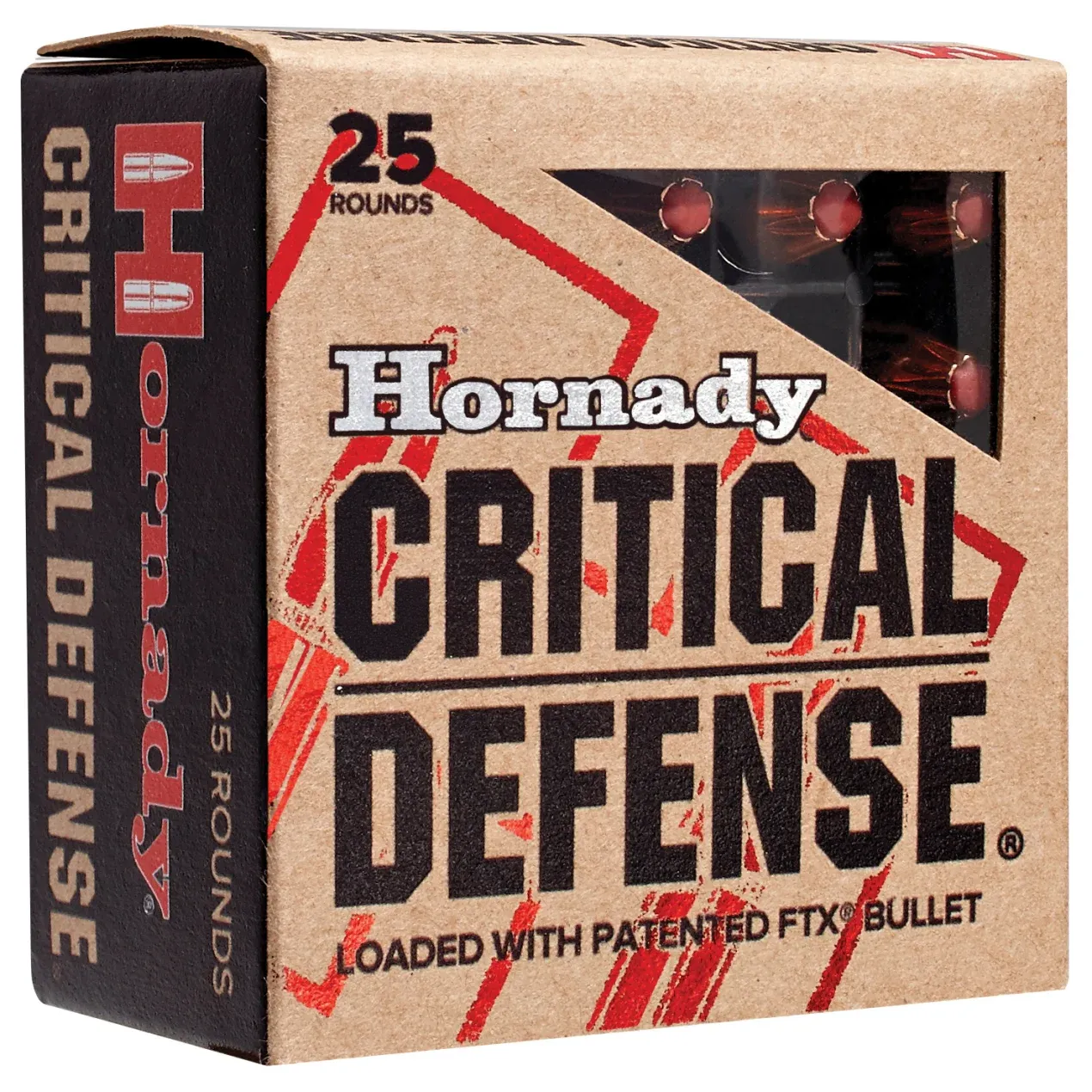 HORNADY CRITICAL DEFENSE 380 AUTO 90 GRAIN FTX
