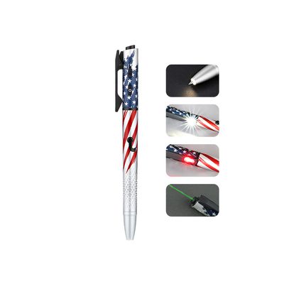 O'Pen 3 Multifunctional Pen Light with 120 Lumens &amp; Green Laser (Stars &amp; Stripes)