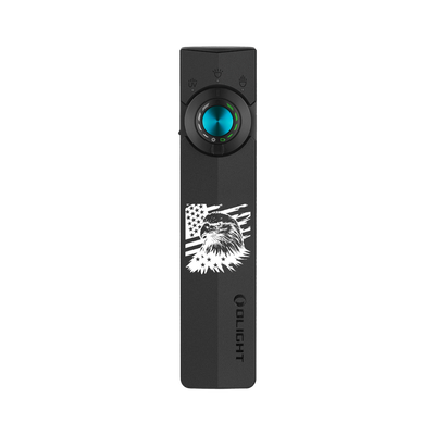ArkPro | Long-Lasting Flat Unibody EDC Flashlight with Dual Charging and 4 Light Sources (Matte Black CW Eagle)