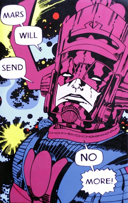 Galactus in acrylic