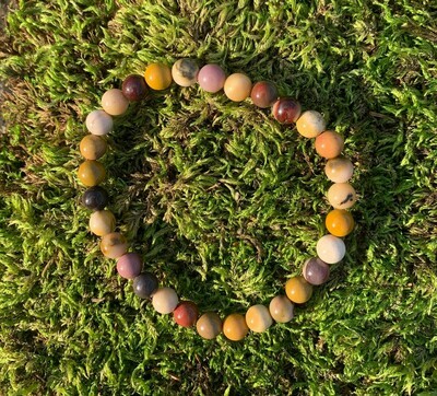 Bracelet en Jaspe Mokaïte 6mm