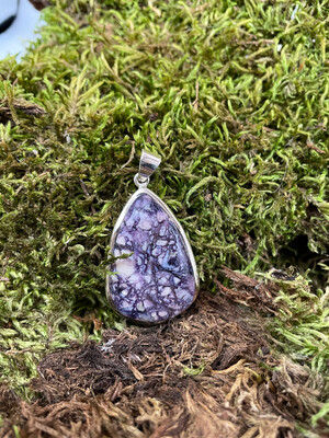 Pendentif en Fluorite opale (Tiffany stone)
