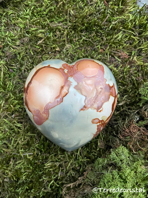 Coeur en Jaspe polychrome Coeur en Jaspe polychrome