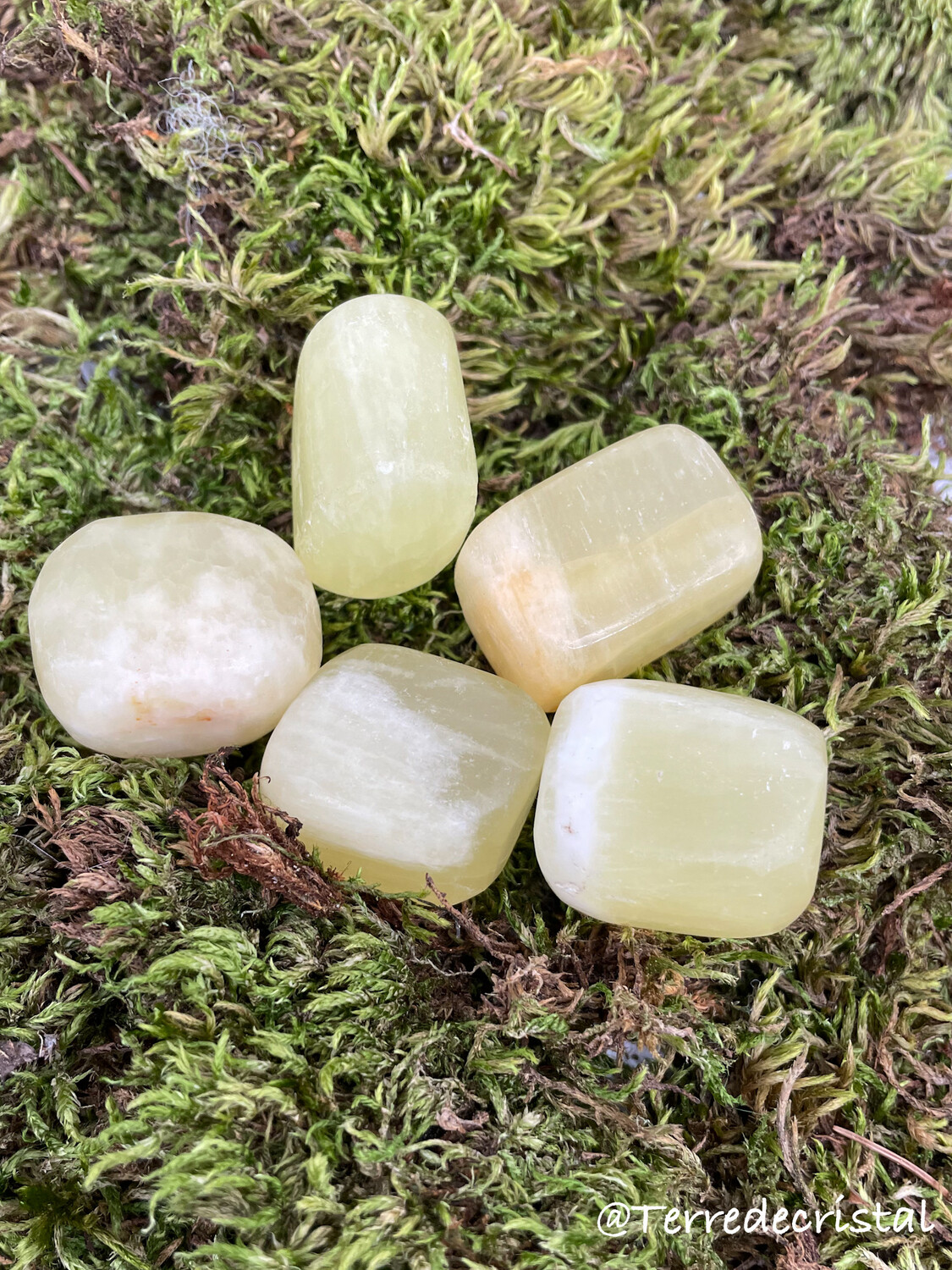 Calcite jaune citron