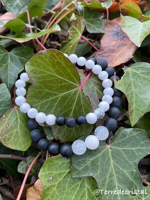 Bracelets de couple  "Yin &amp; Yang"