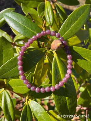 Bracelet en Lépidolite 6mm