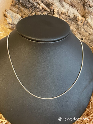 Chaine serpent 45 cm en argent 925
