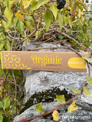 Bâtons d'encens Organic Goodness - Bois de Santal