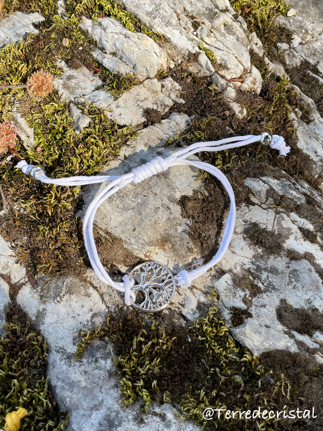 Bracelet arbre de vie blanc