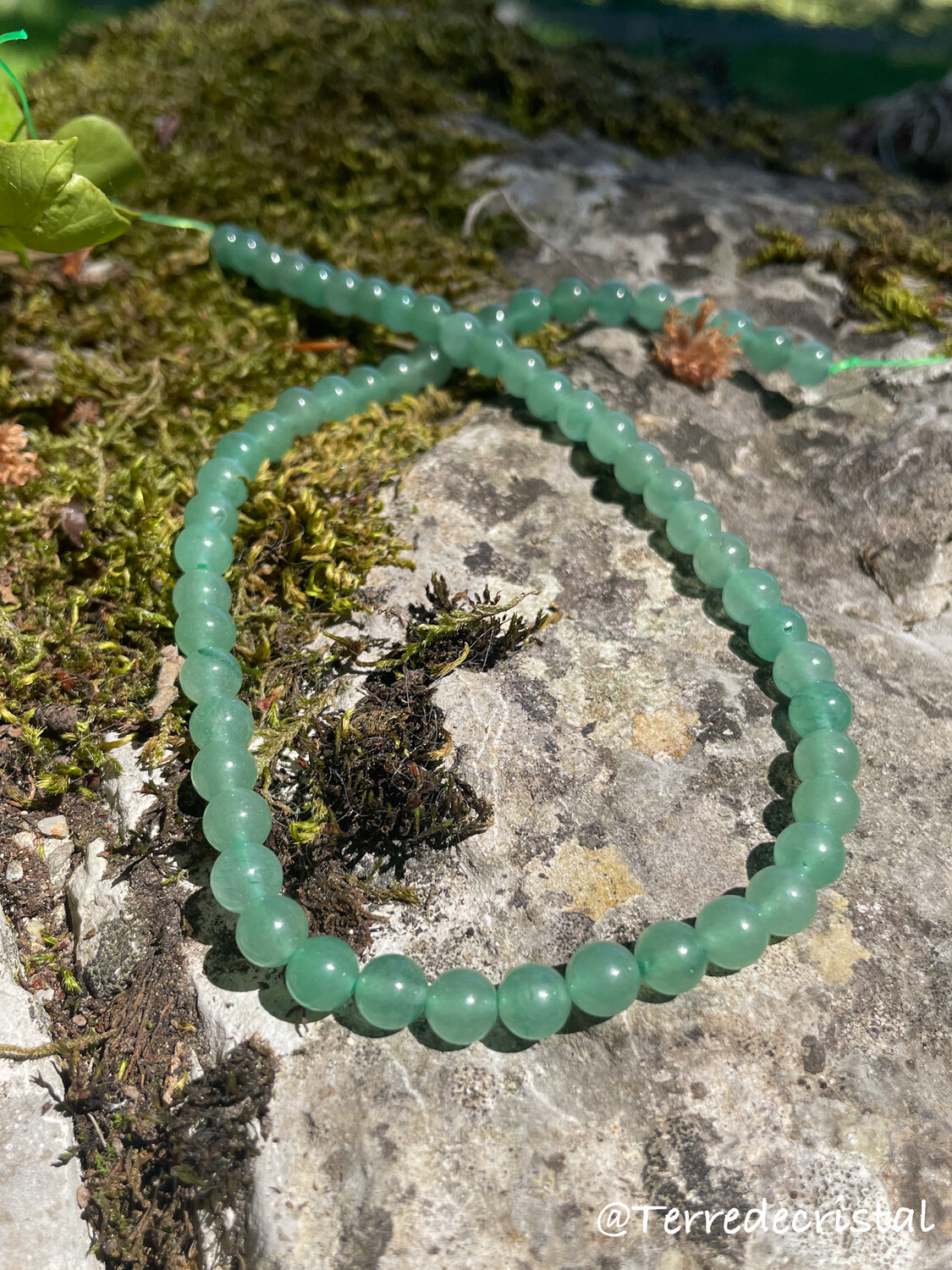 Rang d'Aventurine verte 6 mm