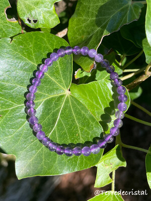 Bracelet en Améthyste enfant 4mm