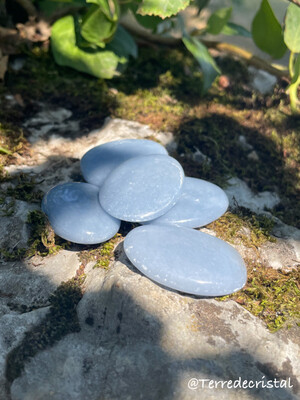 Angélite / Anhydrite plate