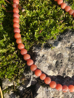 Rang d'Aventurine pêche mate 6 mm