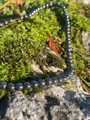 Rang d'Hématite 6 mm