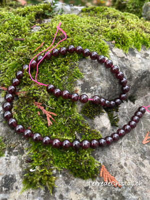 Rang de Grenat rouge 6 mm