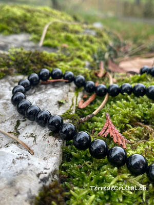 Rang de Tourmaline noire 8 mm