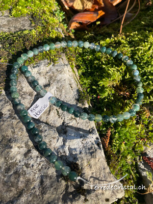 Rang d'Agate mousse 6 et 8 mm à choix