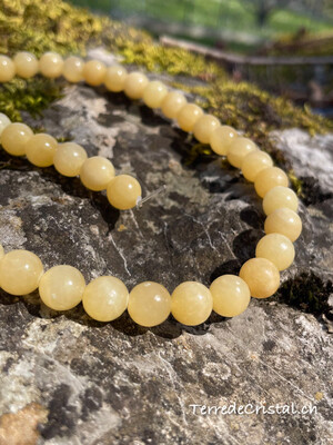 Rang de Calcite jaune 8 mm
