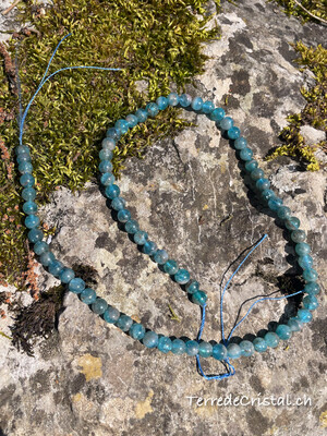 Rang d'Apatite bleue 6 mm