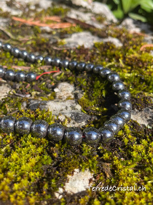 Rang d'Hématite 8 mm