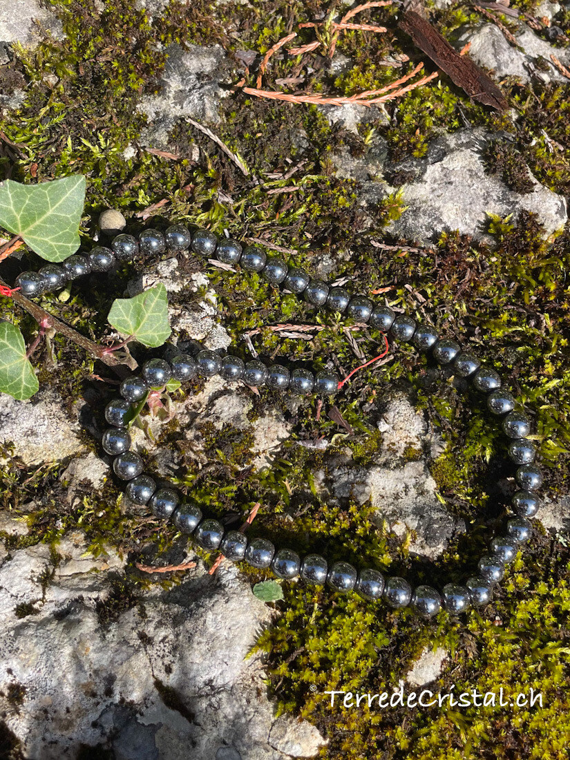 Rang d'Hématite 8 mm