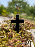 Pendentif croix en Onyx